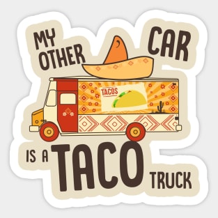 Taco Truck Sticker